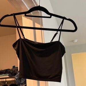 Black Women's Crop Top